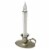IMC Williamsburg B/O LED Candle On/Off Sensor, Wax Drips - Pewter, 4.5  x 9 Perspective: front