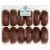 Bakery Fresh Chocolate Coated Cake Donuts Perspective: front