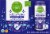 Simple Truth Organic Blueberry Acai Flavored Seltzer Water Cans Perspective: front