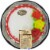 Bakery Chocolate Decorated White Simply Satin Cake Perspective: front