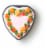 Bakery Fresh Goodness White Heart Cake with Simply Satin Icing Perspective: front