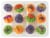 Bakery Fresh White Halloween Decorated & Iced Cupcakes Perspective: front
