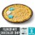 Bakery Fresh Chocolate Chip Cookie Cake With Flower Icing Perspective: front