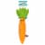 Luvsome Plush Carrot Dog Toy with Squeaker Perspective: front