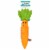 Luvsome Plush Carrot Dog Toy with Squeaker Perspective: front