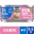 Pet Pride® All Life Stages Wet Cat Food Salmon Dinner Paté Perspective: front
