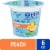 Kroger® CARBmaster® Peach Lactose Free Lowfat Yogurt Cup Perspective: front