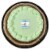 Bakery Fresh Goodness Single Layer Mint Chocolate Cake with Buttercreme Frosting Perspective: front