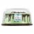 Bakery Fresh Goodness Double Layer Mint Chocolate Cake with Buttercreme Frosting Perspective: front