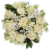 Bloom Haus Classic White Rose Bouquet Perspective: front