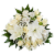 Bloom Haus™ 12 Plus Rose Bouquet - White Perspective: front