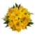 Bloom Haus™ 12 Plus Rose Bouquet - Yellow Perspective: front