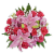 Bloom Haus™ 12 Plus Rose Bouquet - Hot Pink Perspective: front