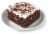 Bakery Fresh Chocolate Cake with Vanilla Whipped Icing Perspective: front