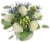 Bloom Haus™ Low Vase Trinity Floral Arrangement Perspective: front
