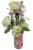 Bloom Haus™ High Vase Trinity Floral Arrangement Perspective: front