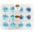 Bakery Fresh Goodness Winter Wonderland Cupcakes 12 Count Perspective: front