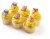 Bakery Fresh Autumn White Cupcakes with Yellow Icing 6 Count Perspective: front