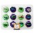 Bakery Fresh Goodness White & Chocolate Halloween Cupcakes Perspective: front