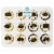 Bakery Fresh Chocolate & White Cupcakes with Buttercreme Icing Perspective: front
