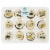 Bakery Fresh Assorted Graduation Cupcakes with Buttercreme Icing Perspective: front