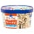 Kroger® Deluxe Lactose Free No Sugar Added Peanut Butter Fudge Swirl Ice Cream Tub Perspective: front