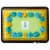 Bakery Fresh Goodness Green Marble Quarter Sheet Cake Perspective: front