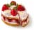 Bakery Fresh Strawberry Cake Perspective: front