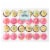 Bakery Fresh Vanilla & Chcolate Mini Spring Cupcakes Perspective: front
