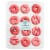 Bakery Fresh Strawberry Assorted Mini Donuts Perspective: front