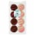 Bakery Fresh Valentine's Day Chocolate Dipped Sandwich Cookies Perspective: front