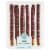 Bakery Fresh Valentine's Day Milk Chocolate Dipped Pretzel Rods With Pink Drizzle Perspective: front