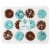 Bakery Fresh Assorted Mini Iced Donuts Perspective: front