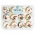 Bakery Fresh Christmas Chocolate & White Mini Cupcakes Perspective: front