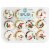 Bakery Fresh Christmas Chocolate & White Mini Cupcakes Perspective: front