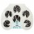 Bakery Fresh Chocolaty Dipped Fortune Cookies Perspective: front