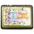 Bakery Fresh Marble Sheet Cake with Whipped Icing Perspective: front