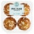 Bakery Fresh Carrot Orange Muffins With Drizzle Icing Perspective: front