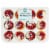 Bakery Fresh Patriotic Chocolate & White Mini Cupcakes with Buttercreme Icing Perspective: front