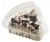 Bakery Fresh Cookies & Cream Ice Cream Cake Slice Perspective: front