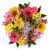 Bloom Haus Euro Bouquet - Red / Green / White Perspective: front