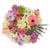 Bloom Haus Lush Bouquet - Fuchsia / Orange / Purple Perspective: front