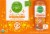 Simple Truth Organic™ Orange Vanilla Flavored Seltzer Water Cans Perspective: front