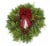 Bloom Haus Premium Assorted Outdoor Holiday Wreath Perspective: front