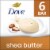 Dove Beauty Bar Soap for Nourished Radiant Skin Shea Butter Enriches Skin Perspective: front