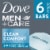 Dove Men+Care Deep Hydrating 3 in 1 Cleanser for Body Face and Shaving Bar Soap Perspective: front