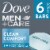 Dove Men+Care Deep Hydrating 3 in 1 Cleanser for Body Face and Shaving Bar Soap Perspective: front