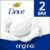 Dove Beauty Bar Soap for Soft Smooth Skin Original with 1/4 Moisturizing Cream Perspective: front