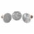 Nordic Ware Geo Cast Cookie Stamps - Silver Perspective: front