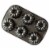 Nordic Ware Bundtlette Pan Perspective: front